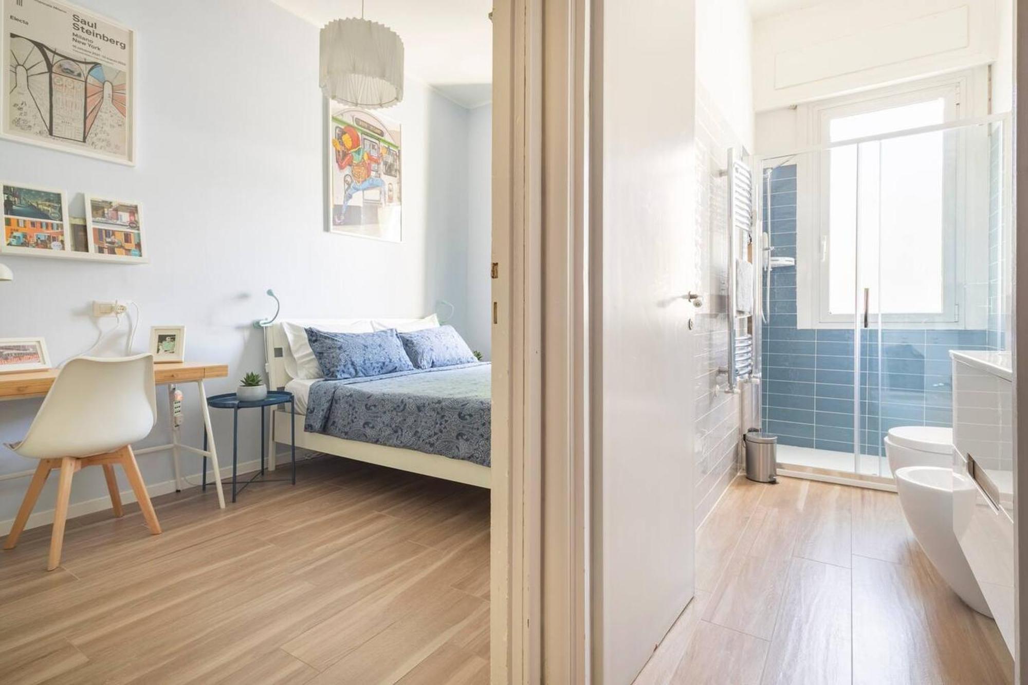 San Siro Arty And Cute Room - Homestay Con Bagno Privato Милан Экстерьер фото